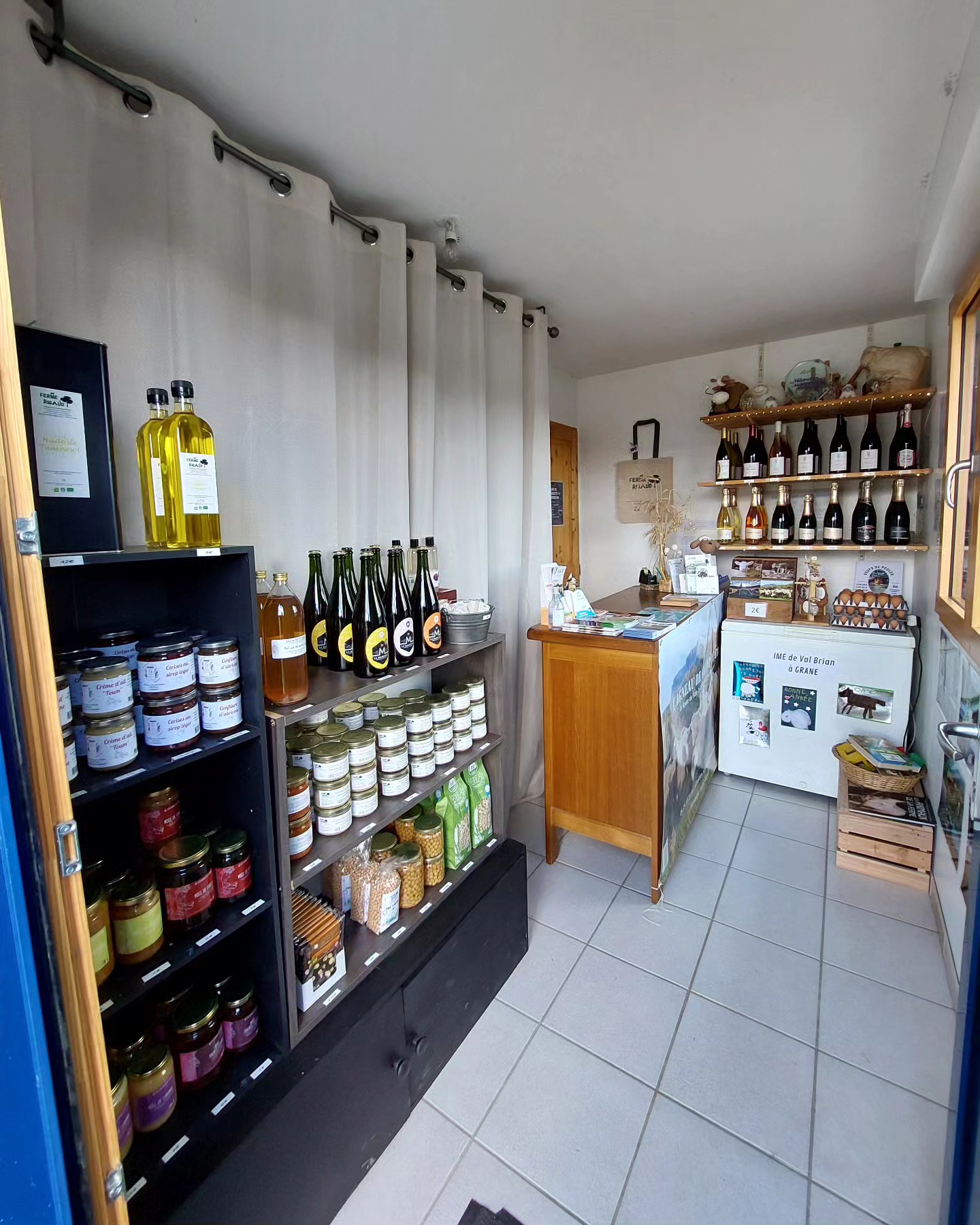 La boutique de la Ferme Rigaud